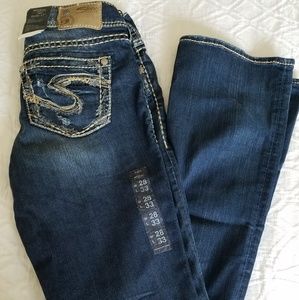 Silver Suki Jeans